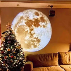 USB Ceiling Moon & Earth Projection Light – Dreamy Atmosphere Lamp