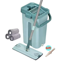 Scratch-Free Flat Mop – Easy Hand Wash Mop for Wooden Floors