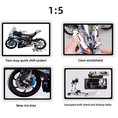 Motorcycle Building Blocks – Creative Assembly Toy for Boys