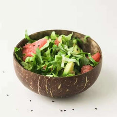 Natural Coconut Bowls – Wooden Serving Bowls for Salads & Snacks