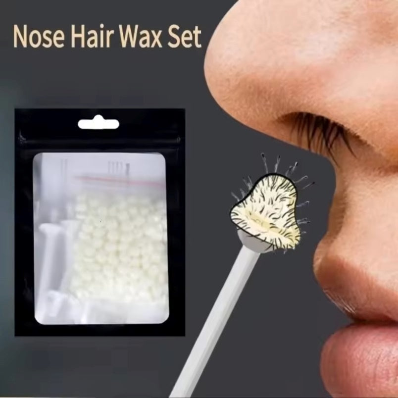 Portable Nose Wax Kit Nail Waxing Hair Removal Wax Kit Nail Wax Cleaning Nose Clipper Beauty 25g/50g For Men And Women