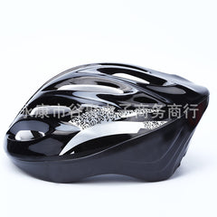 Adult Roller Skating Helmet – BLACK Safe Outdoor Sports Helmet for Scooters