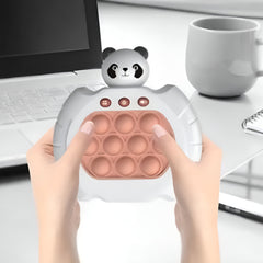 Panda Pop Sensory Fidget Toy A Stress Reliever for Kids and Adults BrownWhite
