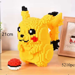 5210pcs Mini Pikachu Diamond Blocks – Fun & Challenging Building Toy