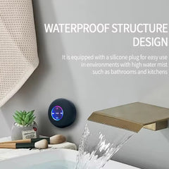 Portable Bluetooth Speaker – Waterproof Mini Stereo with LED & Suction Cup