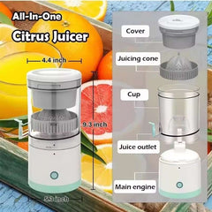 Portable Electric Juicer – USB Rechargeable Mini Fruit Blender