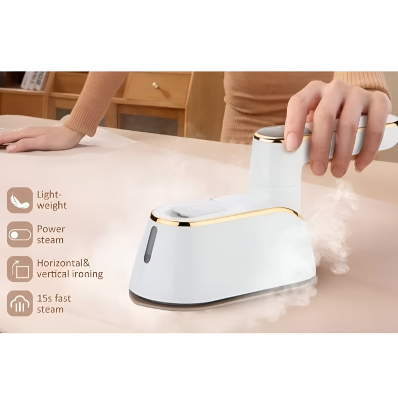 Portable Handheld Steam Iron with Digital Display - Compact & Quick Heating