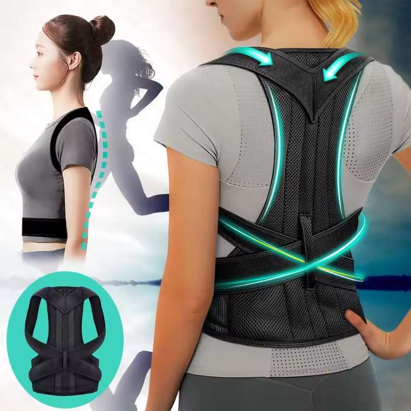 Adjustable Back Posture Corrector – Breathable Support for Boys & Girls