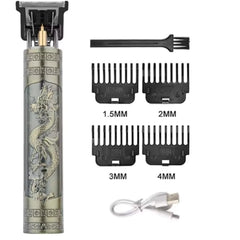 Professional T9 Hair Clipper for Men – Rechargeable Electric Trimmer for Precise Haircuts