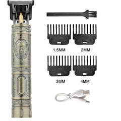 Professional T9 Hair Clipper for Men – Rechargeable Electric Trimmer for Precise Haircuts