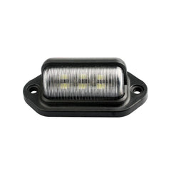 2PCS 6 LED Car License Number Plate Light For SUV Truck Trailer Van Tag Step Lamp White Bulbs Car Products License Plate Lights