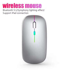 RGB Wireless Gaming Mouse – Rechargeable Bluetooth LED Mouse for PC & Laptop