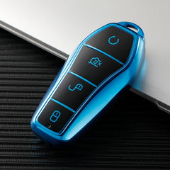 4 Buttons TPU Car Key Case for BYD Atto 3 Han EV Dolphin Remote Control Protect Cover Auto Accessories