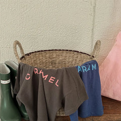 2025 Summer New Children Short Sleeve T Shirts Fashion Letter Print Boys Girls Casual T Shirts Baby Loose Tops Kids Tee Clothes