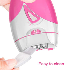Kemei 189A Women Painless Epilator Rechargeable Body Hair Removal Machine Electric Shaving Private Part Bikini Armpit Depilation