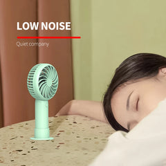 1200mAh Mini Portable FansHandheld USB Rechargeable Quiet Handheld FanAir cooler Outdoor Travel Hand Fans ventilation Fan