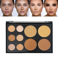 10 Colors Concealer Palette Eye Repairing Base Palette Matte Dark Circles Tattoo Contour Covering Concealer Cream Lasting Makeup