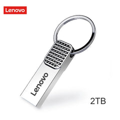 محرك أقراص USB فلاش 3.0 أصلي من لينوفو بسعة 2 تيرابايت وذاكرة تخزين عالية السرعة بسعة 1 تيرابايت و512 جيجابايت للكمبيوتر الشخصي