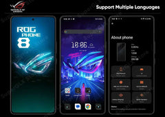 ASUS ROG 8 & 8 pro android 5G Gaming Phone Global Rom Snapdragon 8 Gen 3 6.78'' 165Hz AMOLED Screen 5500mAh 65W Fast Charge