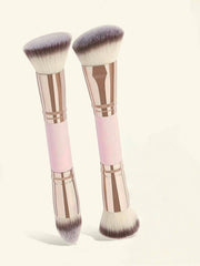 Double-Headed Foundation Brush 2 Foundation Brushes Multi-Functional Double-Headed Brush Multi-Functional Double-Headed Makeup Brush Multi-Purpose Makeup Brush Makeup Foundation Brush Contour Brush Concealer Brush