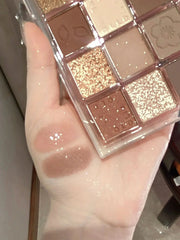 DIKALU Evening Cherry Dance Eyeshadow Tray 20 Color Large Plate Pearl Matte Bright Milk Tea Color Affordable Spring
