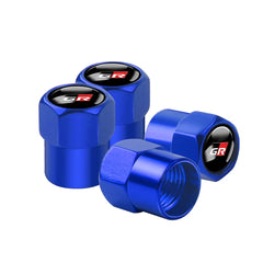 4PCS Car Badge Wheel Tires Valve Caps Metal Tyre Dust Covers For Toyota Fortuner Chr Verso Prius Hiace Trd Yaris Corolla Camry