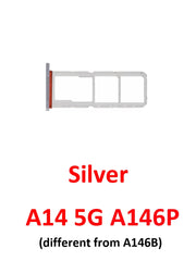 Sim Card Tray For Samsung Galaxy A14 4G A145 Phone New SIM Chip Micro SD Slot Adapter Holder For A14 5G A146 A146U