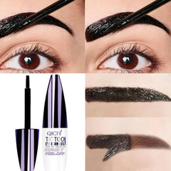 Waterproof Peel-off Semi Permanent Eyebrow Gel Natural Lasting Eye Brow Liquid Tearing Tattoo Tint Cream Cosmetics