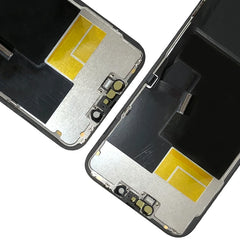 AAAA+++ OLED لشاشة iPhone 11 12 13 LCD لشاشة iPhone 12 Pro Max 13 Mini 14 Plus 15 Plus مجموعة محول رقمي لشاشة LCD
