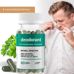 Chlorophyll Capsules Deodorant Body Deodorizing Supplement Fresh Underarms Fresh Private Area Fresher Smelling Breath