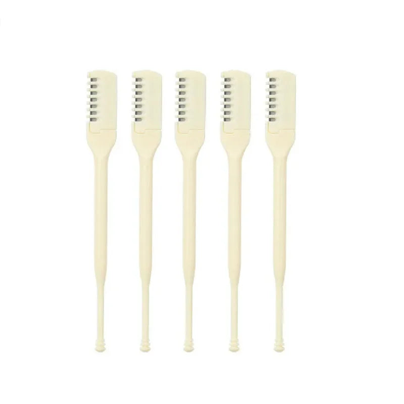 10PCS Ultra-Thin Nose Hair Scissors - Precision Trimmer, Ergonomic Design for Safe & Easy Grooming, Compact & Travel-Friendly