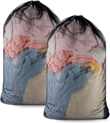 Large Size Laundry Mesh Bag Solid Color Drawstring Laundry Bag Anti-snagging Anti-deformation Mesh Clothes Washing Bag 60x90cm