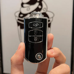 For Mazda Demio 2 3 5 6 M3 M5 M6 CX-5 CX7 CX9 RX8 MX5 MPV 2/3 Buttons TPU Shell Fob Holder Car Key Case Cover Keyless