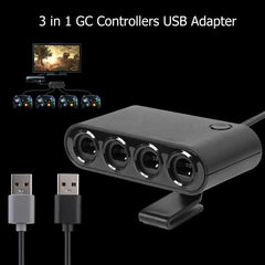 4 Ports Game Converter for GameCube GC Controller USB Adapter for Nintend Switch NGC/Wii u/PC Star Fighting Support Dropshipping
