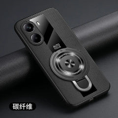 Case for Xiaomi Poco X7 pro magnetic ring holder luxury silicone sheepskin leather plexiglass Pu premium shockproof back cover