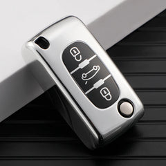 For Peugeot 107 207 307 308 407 607 206 4007 3008 5008 For Citroen C2 C3 C4 C5 C6 C8 2/3 Buttons TPU Car Remote Key Case Cover