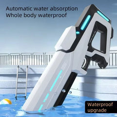 2025 New Automatic Water Absorbing Electric Water Gun Outdoor Beach Swimming Pool Entertainment Adults And Boy Kid Water Gun Toy