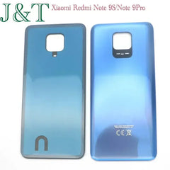 New For Xiaomi Redmi Note 9S / Note 9 Pro 64MP Battery Back Cover Note9S Rear Door 3D Glass Panel Housing Case Adhesive Replace