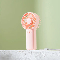 2024 Cute Mini Fan Portable Handheld Fan Lightweight Handy Fan Pocket Size Low Noise Small Electric Fan Student Gift Outdoor Fan