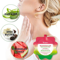 Watermelon Cool Scrub Cream Clean Exfoliating Scrub Flavored Cream Refreshing Frosted Cream Watermelon Scrub Fruit Moisturi O8S2