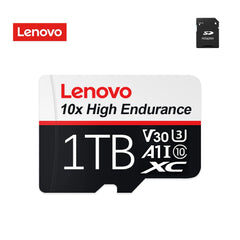بطاقة ذاكرة لينوفو 2 تيرابايت 128 جيجابايت الفئة 10 V30 TF بطاقة 1 تيرابايت Micro SD بطاقة 512 جيجابايت عالية السرعة Micro TF SD بطاقة 256 جيجابايت لنينتندو سويتش
