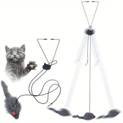 Door Hanging Cat Toy Stress Relieve Living OmDoor Hanging Toy for Living Room Hanging Kitten