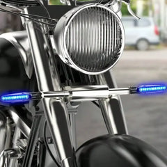 2PCS Universal LED Motorcycle Turn Signal Light 12v IP68 Waterproof Amber Flasher Indicator Blinker Rear Lights Lamp Accessories