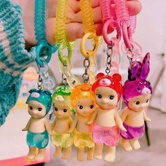 Candy House Angel Keychain Blind Box Doll Bag Pendant Handmade Creative Cartoon Toy Birthday Valentine'S Day Gift Mystery Boxes