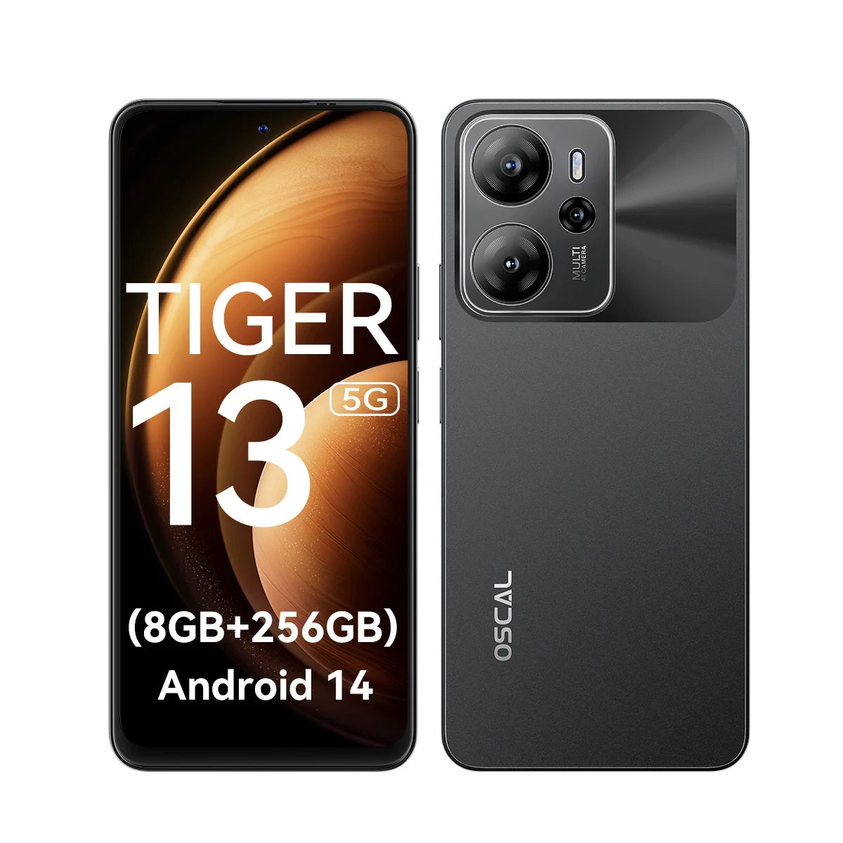 [World Premiere] Blackview OSCAL TIGER 13 Smartphone, 6.67'' Display, T760 5G, 24GB(8+16) RAM 256GB ROM, 50MP 5000mAh Android 14