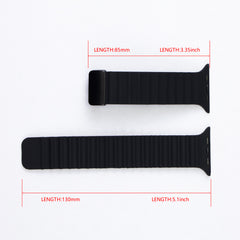 حزام سيليكون لساعة Apple Watch 49 مم 45 44 40 41 38 42 مم سوار مغناطيسي iWatch Ultra series 7 6 3 se 8 9 Ultra 2