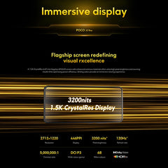 Global Version POCO X7 Pro Smartphone Dimensity 8400-Ultra 6000mAh 90W HyperCharge 6.67" AMOLED display NFC Xiaomi HyperOS 2
