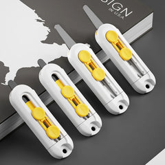 Box Cutter Mini Magnetic Box Cutter Box Cutter Safety Lock For Opening Packages Cartons Box Opener Razor Perfect For Home Use