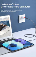 محول 10A OTG USB 3.0 إلى النوع C من USB أنثى إلى النوع C ذكر محول شحن سريع OTG USB C لأجهزة الكمبيوتر المحمولة Xiaomi Samsung