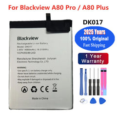 2025 Years 4680mAh Original DK017 Battery For Blackview A80 Pro A80Pro A80 Plus A80Plus Mobile Phone Bateria Battery + Tools